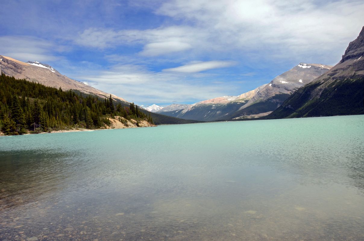 15 Berg Lake, Mumm Peak, Calumet Peak, Tatei Ridge From Berg Lake At South End Of Berg Lake